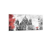Impression sur Verre 120x50cm Tableaux Image Photo Cathédrale Berlin Amoureux