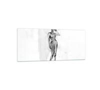Impression sur Verre 120x50cm Tableaux Image Photo Nudité Femme Corps Decoration