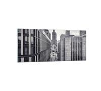 Impression sur Verre 120x50cm Tableaux Image Photo Varsovie Palais Culture