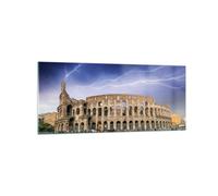 Impression sur Verre 120x50cm Tableaux Italie architecture colisée tourisme