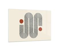 Impression sur Verre 120x80cm Tableaux Image Minimaliste Moderne Abstraction