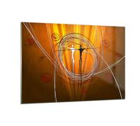 Impression sur Verre 120x80cm Tableaux Image Personnes danse lignes fond d'écran