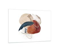 Impression sur Verre 120x80cm Tableaux Image Photo Abstraction Taches Moderne