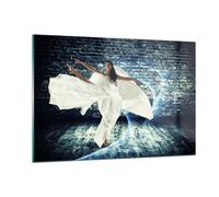 Impression sur Verre 120x80cm Tableaux Image Photo Balet acrobatie femme sport