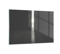 Impression sur Verre 120x80cm Tableaux Image Photo Portail Homme Lumière