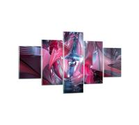 Impression sur Verre 125x70cm Tableaux Image Abstraction chimie cybernétique
