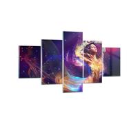 Impression sur Verre 125x70cm Tableaux Image Beauté discothèque mode maquillage