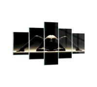 Impression sur Verre 125x70cm Tableaux Image Corps nu modèle pose artistique