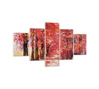 Impression sur Verre 125x70cm Tableaux Image Photo Automne Parc Avenue