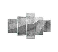 Impression sur Verre 125x70cm Tableaux Image Photo Béton Mur Gris Art Decoration