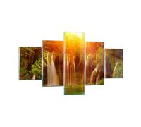 Impression sur Verre 125x70cm Tableaux Image Photo Croatie parc national cascade