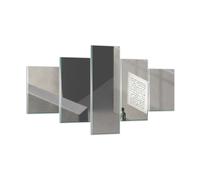 Impression sur Verre 125x70cm Tableaux Image Photo Labyrinthe Gris Perdu