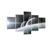 Impression sur Verre 125x70cm Tableaux Image Photo Planètes cosmos Etoiles