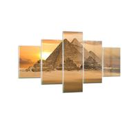 Impression sur Verre 125x70cm Tableaux Image Photo Pyramide egypte désert