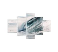 Impression sur Verre 125x70cm Tableaux Image Photo Vague Mer Océan Decoration