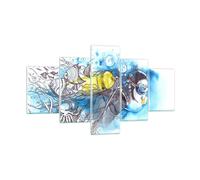 Impression sur Verre 125x70cm Tableaux Plongeur Poissons passe-temps
