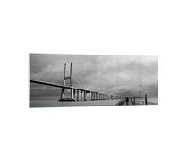 Impression sur Verre 140x50cm Tableaux Image Architecture vélo lisbonne tourisme
