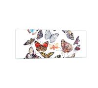 Impression sur Verre 140x50cm Tableaux Image Papillons illustration ailes