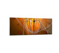 Impression sur Verre 140x50cm Tableaux Image Personnes danse lignes fond d'écran