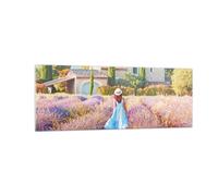 Impression sur Verre 140x50cm Tableaux Image Photo Boho Bruyères Femme
