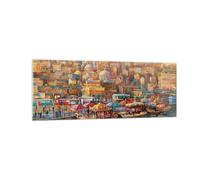 Impression sur Verre 140x50cm Tableaux Image Photo Couleurs Ville Turquie
