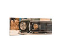 Impression sur Verre 140x50cm Tableaux Image Photo Couverture Ford Mustang