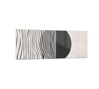 Impression sur Verre 140x50cm Tableaux Image Photo Figures Formes Géométrie
