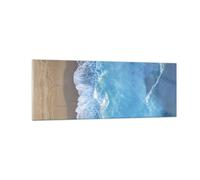 Impression sur Verre 140x50cm Tableaux Image Photo Plage Bord Mer Art Decoration