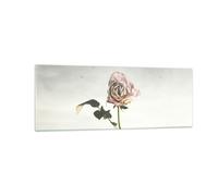 Impression sur Verre 140x50cm Tableaux Image Photo Rose Oiseaux Ciel Decoration