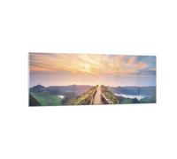 Impression sur Verre 140x50cm Tableaux Image Photo Sentier Montagne Açores