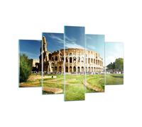 Impression sur Verre 150x100cm Tableaux Archéologie architecture italie colisée