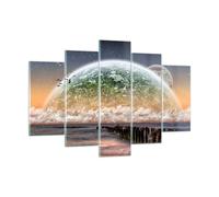 Impression sur Verre 150x100cm Tableaux Image Abstraction planète terre globe