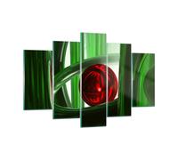 Impression sur Verre 150x100cm Tableaux Image Infographie 3d moderne composition