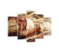 Impression sur Verre 150x100cm Tableaux Image Pain boulangerie nourriture seigle