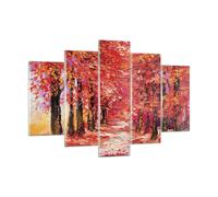 Impression sur Verre 150x100cm Tableaux Image Photo Automne Parc Avenue