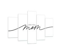 Impression sur Verre 150x100cm Tableaux Image Photo Je t'aime maman Decoration