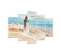 Impression sur Verre 150x100cm Tableaux Image Photo Lanterne Mer Image