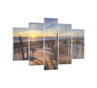 Impression sur Verre 150x100cm Tableaux Image Photo Ouest Le Soleil Dune