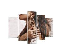 Impression sur Verre 150x100cm Tableaux Image Photo Sable Femme Bijoux
