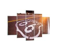 Impression sur Verre 150x100cm Tableaux Image Photo Usa route 66 liberté voyage
