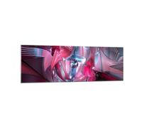 Impression sur Verre 160x50cm Tableaux Image Abstraction chimie cybernétique