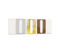 Impression sur Verre 160x50cm Tableaux Image Ovale Tapis Roulant Abstraction