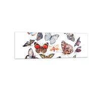 Impression sur Verre 160x50cm Tableaux Image Papillons illustration ailes
