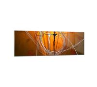 Impression sur Verre 160x50cm Tableaux Image Personnes danse lignes fond d'écran