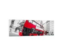 Impression sur Verre 160x50cm Tableaux Image Photo Bus Londres voyage tourisme