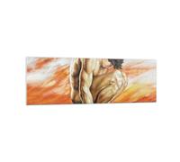 Impression sur Verre 160x50cm Tableaux Image Photo Corps Homme Coloré Decoration