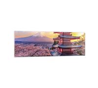 Impression sur Verre 160x50cm Tableaux Image Photo Fuji Choreito Pagode