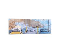 Impression sur Verre 160x50cm Tableaux Image Photo La Havane Ancien Voitures