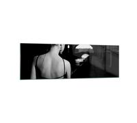 Impression sur Verre 160x50cm Tableaux Image Photo Lady Rose Mystère Decoration