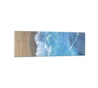 Impression sur Verre 160x50cm Tableaux Image Photo Plage Bord Mer Art Decoration